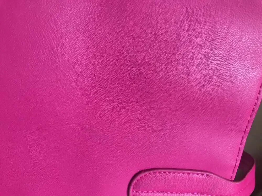 Juicy Couture Hot Pink and Black Sequin Large Tote Shoulder Bag